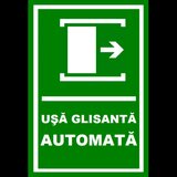 Placuta pentru usa automata glisanta prin dreapta