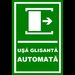 Placuta pentru usa automata glisanta prin dreapta